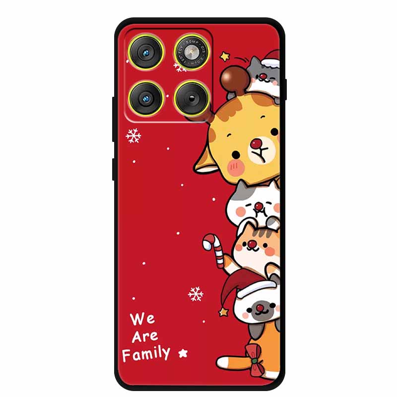 Christmas Phone Cases For Motorola Edge 70 5G Case Silicone Soft Back Cover Christmas Tree for Moto X70 Air 5G Edge70 Back Cover