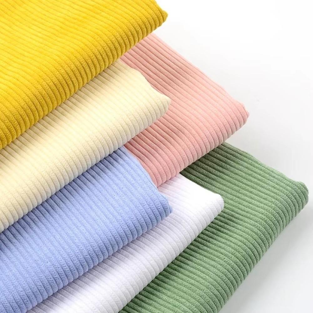 100*155cm Corduroy Fabric Solid Color Sewing Material New Clothes Lining Fabric Home Textile