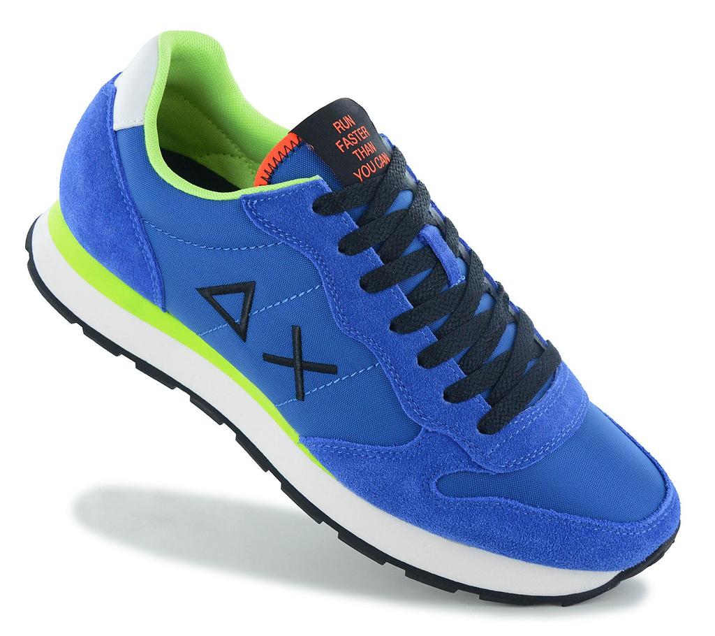 Sun68 Tom Fluo - Men's Sneakers Shoes Blue Z36102-58 ORIGINAL