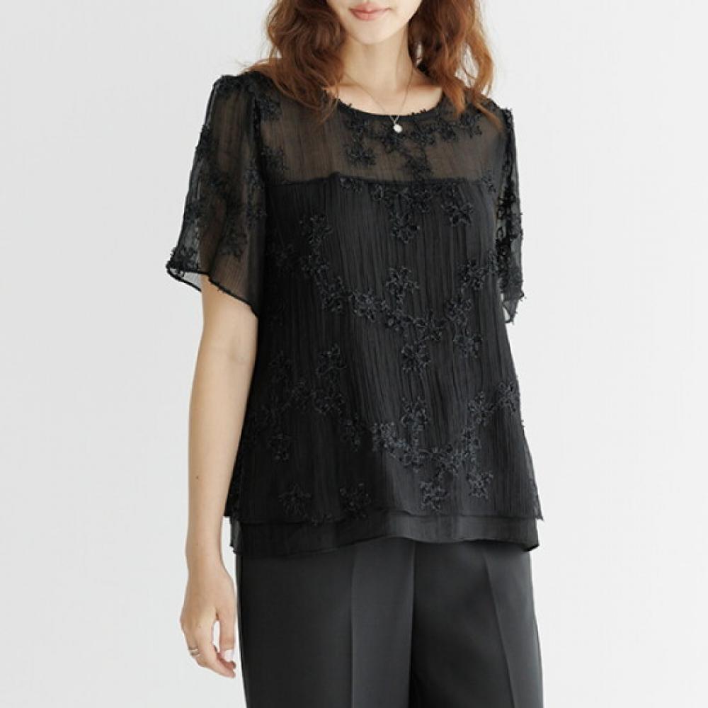 Dedra Embroidered Blouse Tbf3192  Up To 100 Size 