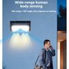 Solar Powered Human Body Motion Sensor Wall Light, Waterproof Outdoor Garden Light, Yard Street Wall Mount Lighting Security Lamp