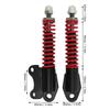 Scooter Shock Absorber Stainless Steel Spring Black Red Safe Stable Front Fork Shock Damper for 8/10 Inch Scooter