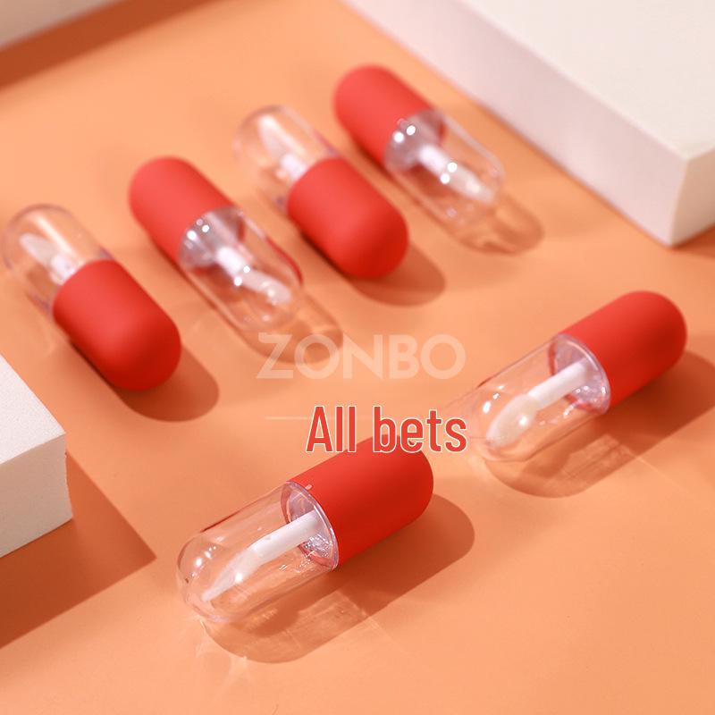 Mini Transparent Capsule Lip Glaze Tube - Empty Lip Gloss and Lipstick Packaging