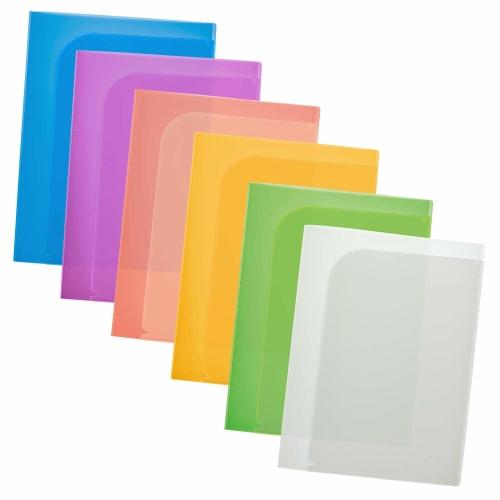 Plus Clear Holder Report Card Holder Pocket Holder 6 pockets Can accommodate two-page spread FL-200SF 6 colors 1 piece of each color