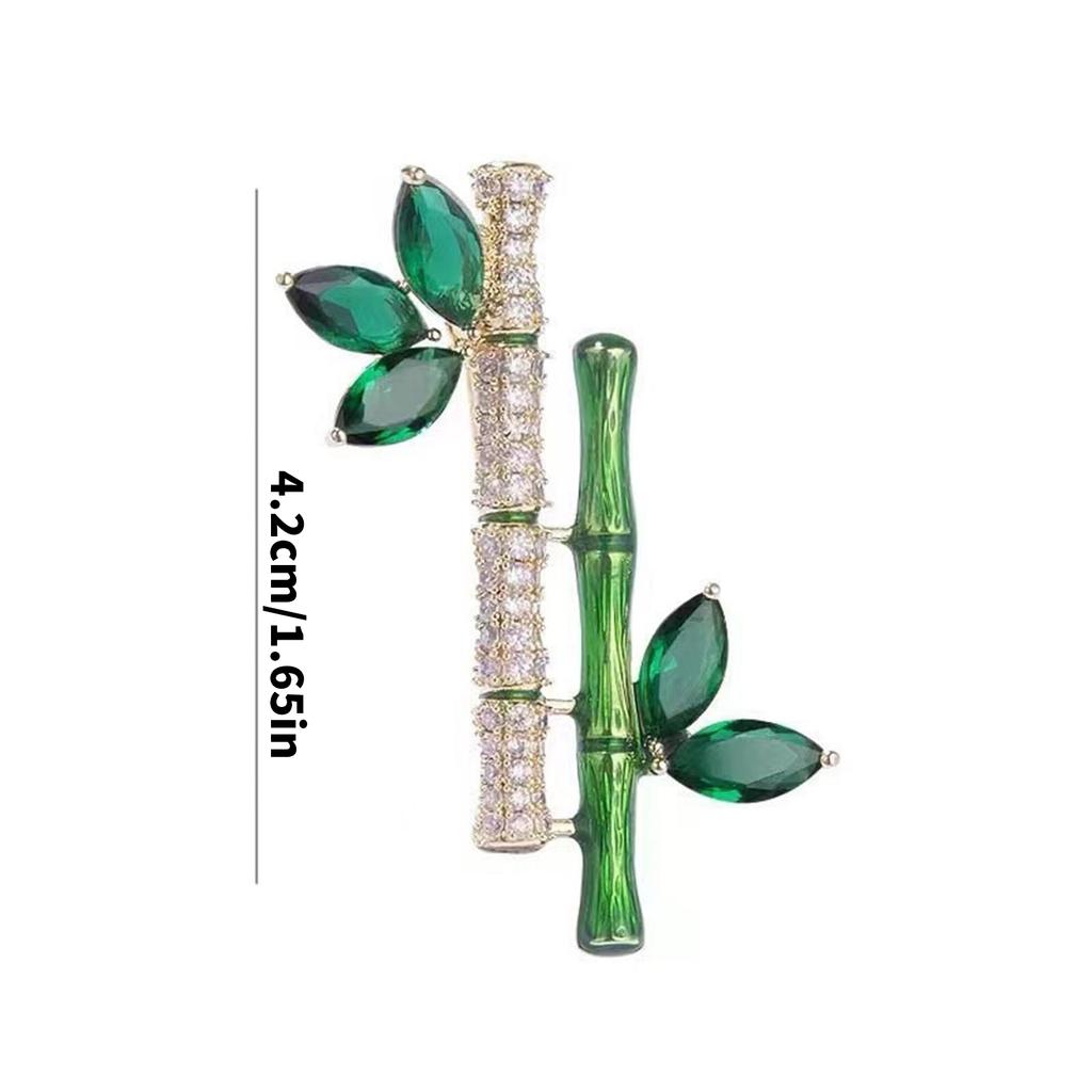 Elegant Bamboo Knot Brooch Craft from Sturdy Zinc Alloy for Unique Styles and Sophisticated Charm Stylish Outfits