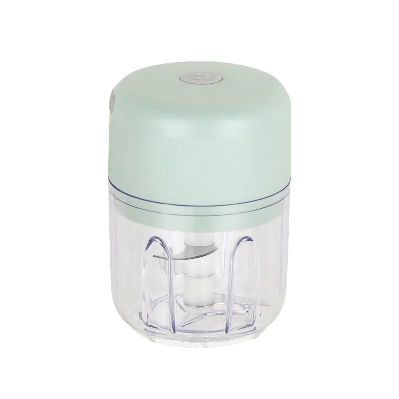 Electric Garlic Chopper Portable Vegetable Chopper Garlic Masher Food Processor for Ginger Peppers Meat Spices BBQ Accessories