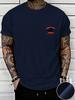 Unisexs Summer Comfort Roundneck Shortsleeve Tshirt Lightweight Breathable Fabric Pirate Print Tshirt Casual Shirt