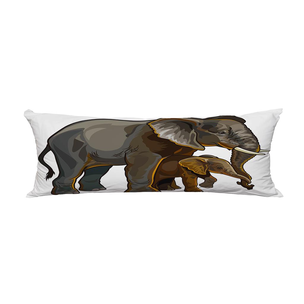 elephant pillow cover