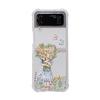 For Samsung Galaxy Z Flip 4 Zflip 3 5g Case Bouquet Girl Bracelet Transparent Soft Silicone Folding Shockproof Protection Cover