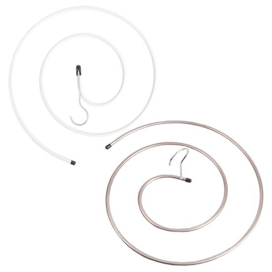 2ks spirálový stojan na sušení přikrývek nerezová ocel prostorově úsporné přikrývky ručníky spodní prádlo věšák na oblečení pro domácnost