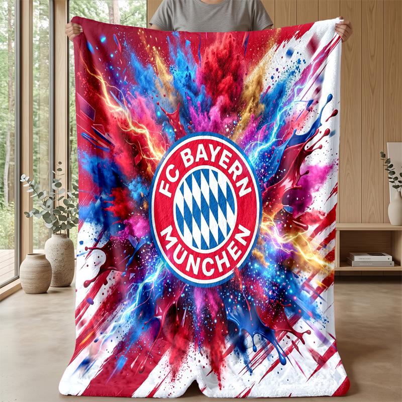 Bayern Munich Theme blanket Soft Flannel Blanket Plush Throw Blanket Cozy Sofa Bed Blanket for Home Decor