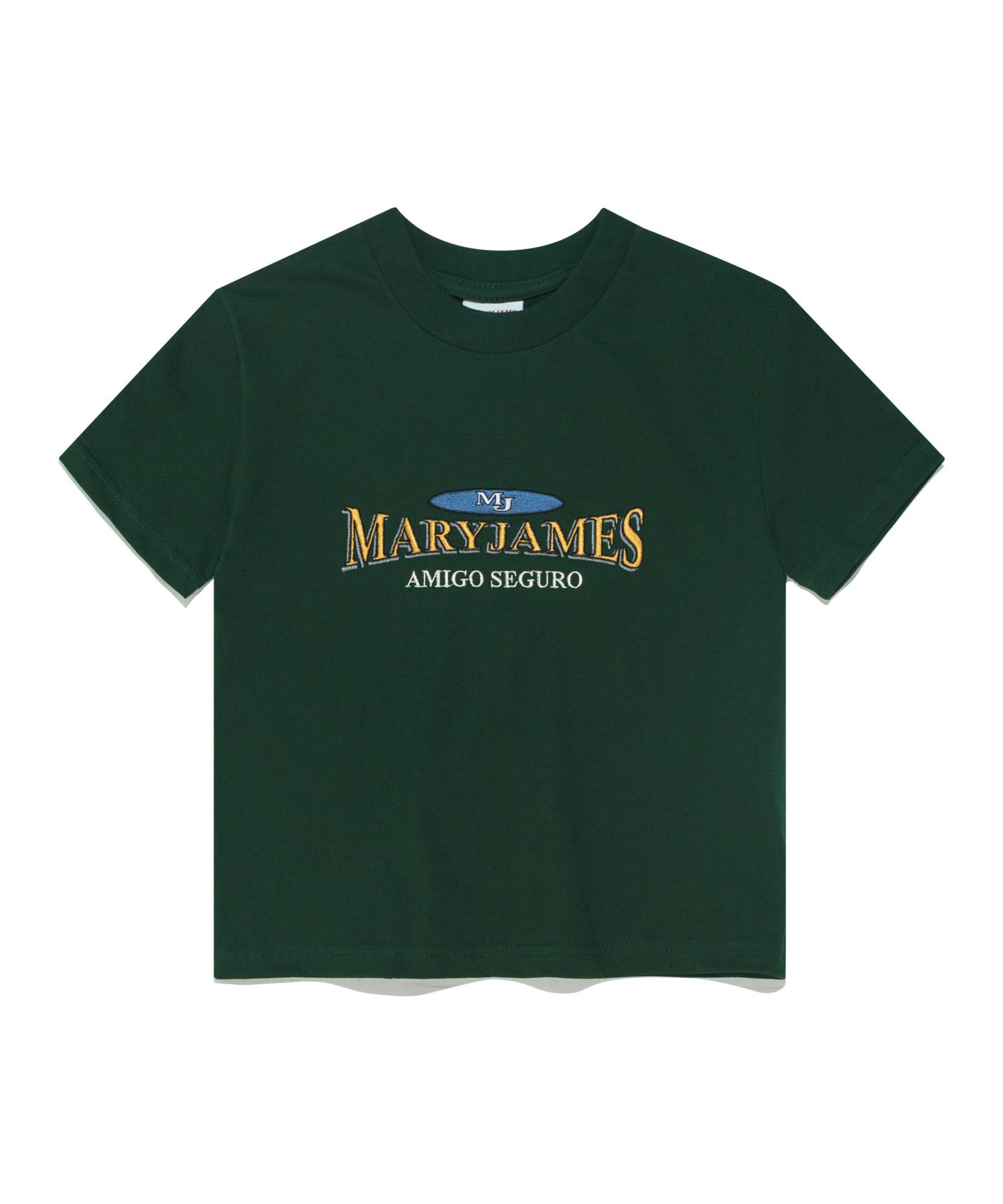 Mary James Loster Short Sleeve - Green Free