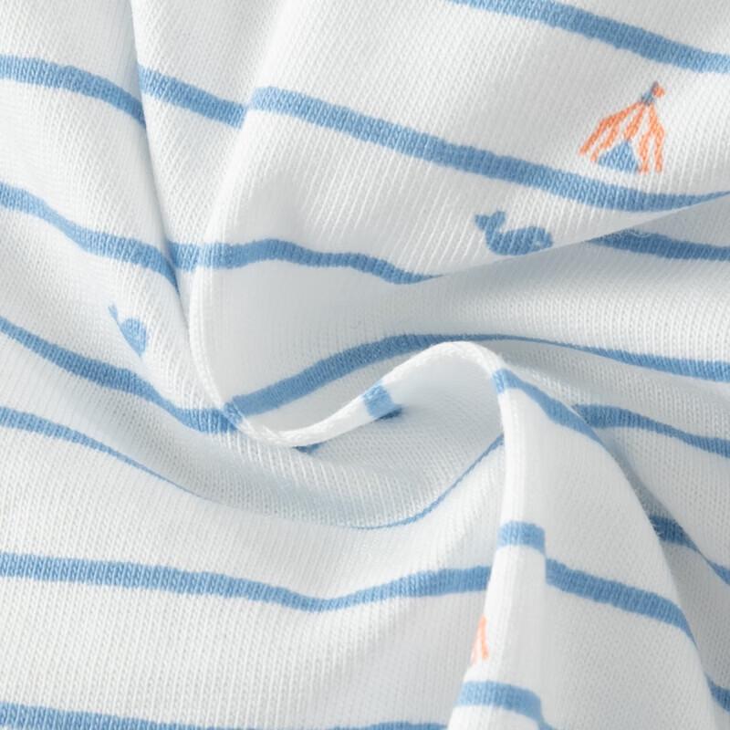 DAVE&BELLA Baby Boy Striped Summer Romper