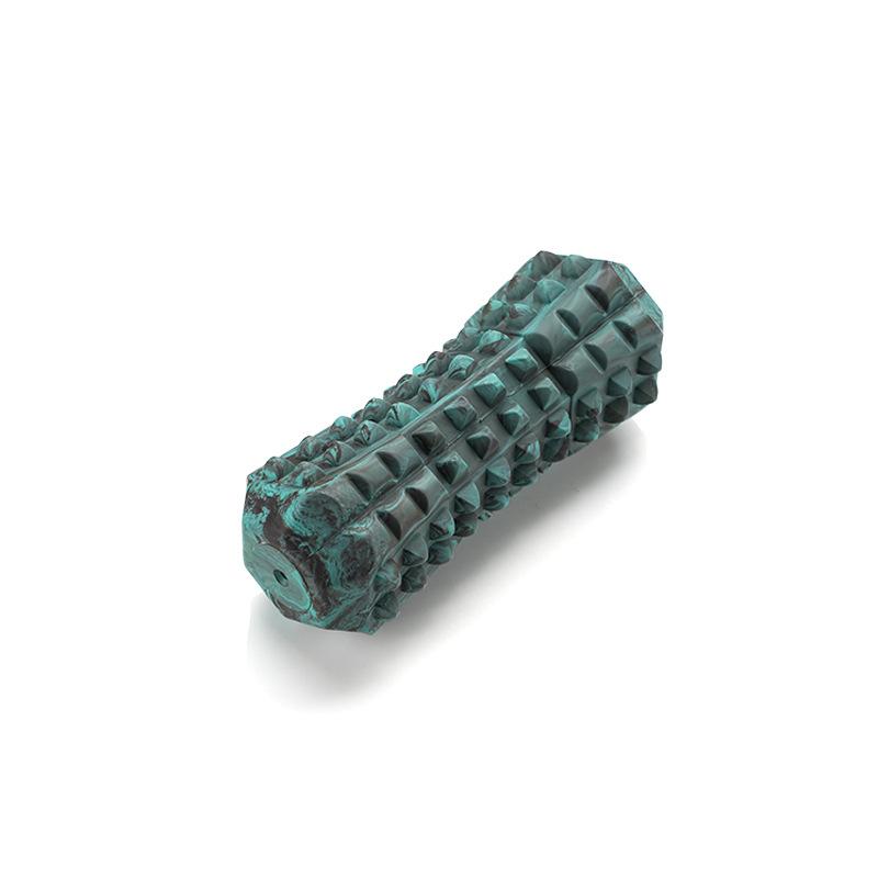 Teething and Cleaning Dog Toys, Large Cylindrical Rubber Dog Pet Toys That Can't Bite Through