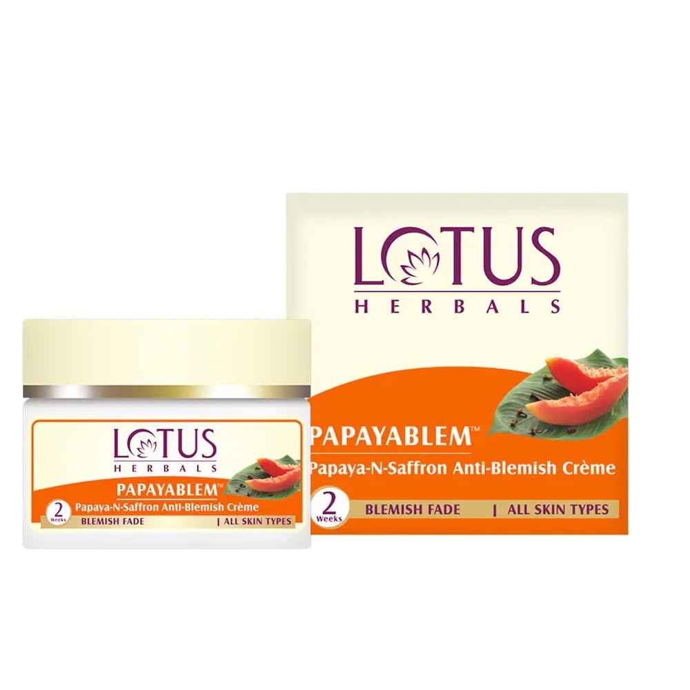Lotus Herbals Papayablem Anti Blemish Cream, 50g