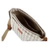 Thora Women's Gingham Check Shoulder Bag, 11915-LBE (Light Beige)