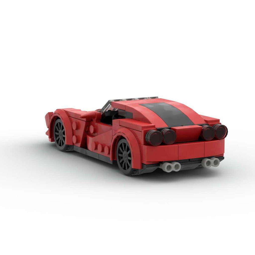 MOC Blocks Compatible with Lego: Creative Sports Car Racing Toy for Kids