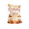 Thanksgiving Autumn Sunflower Maple Leaf Disposable Party Set: Plates, Cups, Tablecloth