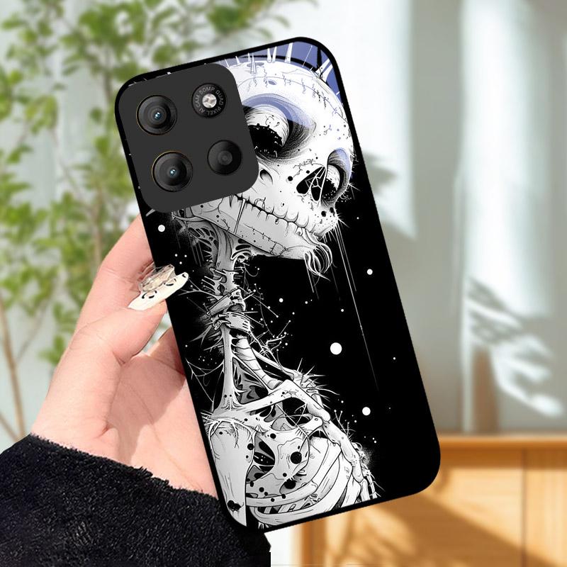 Do etui Motorola Moto G15 Coque Do etui na telefon Motorola MotoG15 Luksusowa osłona na telefon ze szkła hartowanego G 15 Osłona ochronna na aparat