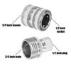 Cross-Border High-Pressure Washer Quick Disconnect Kit: 3/8 Quick Connect, M22 Water Gun Hose Connector, Explosion-Proof.