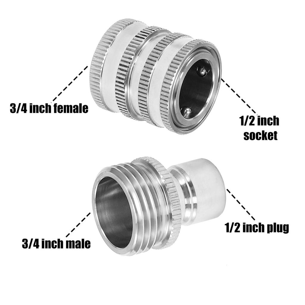 Cross-Border High-Pressure Washer Quick Disconnect Kit: 3/8 Quick Connect, M22 Water Gun Hose Connector, Explosion-Proof.