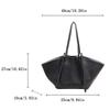 Retro Quilted PU Leather Tote Bag Large Capacity Water Resistant Shoulder Bag for Commute