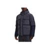Under Armour Color Block Multi-Pocket Straight Long Sleeve Jacket Men Jackets Grey 1372653-558