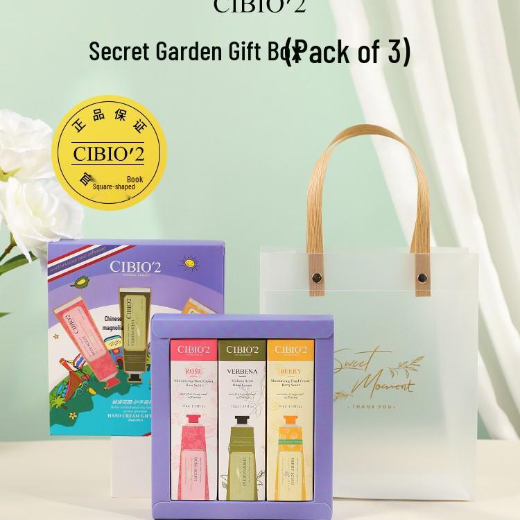 

High-End Flower Hand Cream Gift Box for Girls, Friends, and Employees As shown