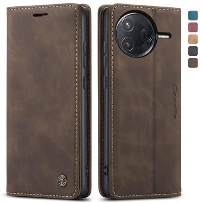 Luxusné Retro Puzdro pre Xiaomi Poco F7 F5 Pro Viacero Priehradiek na Karty Funkcia Stojana Kryt na Telefón pre Poco F7 Ultra Kožená Peňaženka