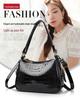 Korean Style Women's Crocodile Pattern Shell Crossbody Bag - 2026 Bright Leather Fashion