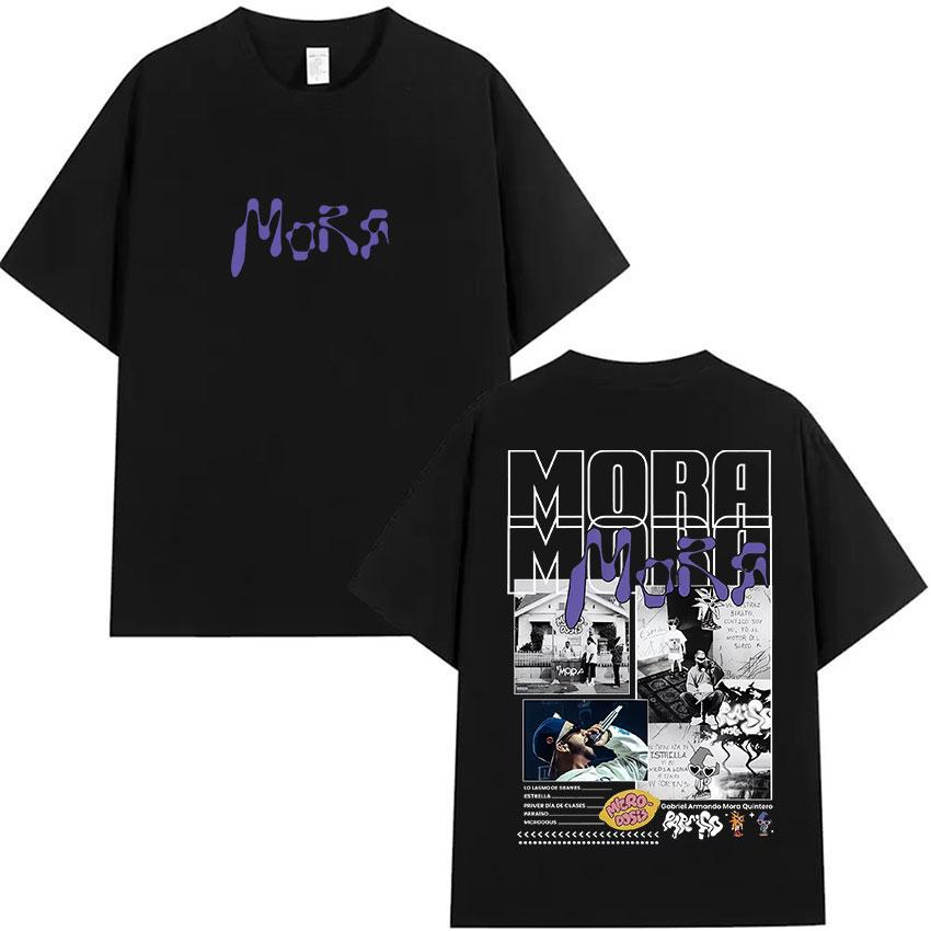 Singer Mora Lo Mismo De La Otra Vez Tour 2025 New Album T Shirts Men Women Summer ONeck High Quality Cotton TShirts Streetwear