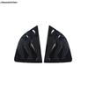 Black Rear Window Shutter Louver Sun Shade Side Air Vent Panel Decoration Cover Trim Accessories For Honda FIT JAZZ 2014 -