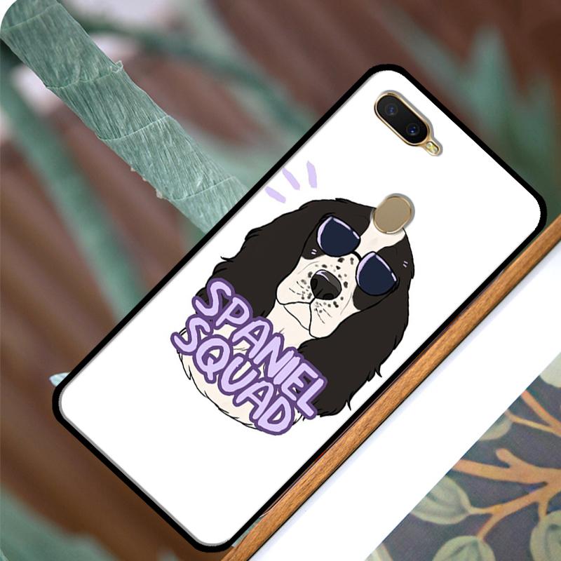 Étui pour chien Cocker Spaniel anglais pour OPPO A83 A91 A93 A1K A15 A3S A54 A74 A94 A5 A9 A31 A53 A52 A72 A53S Coque arrière