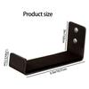 Space Saving Yoga Gear Wall Mount Organizer For Mats Aluminum Construction