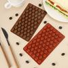 55 Pezzi Stampo Cioccolato Chicchi di Caffè Attrezzatura per Dolci Fai-da-te Facile da Sformare Stampo Creativo per Caramelle Fornitura per Dolci
