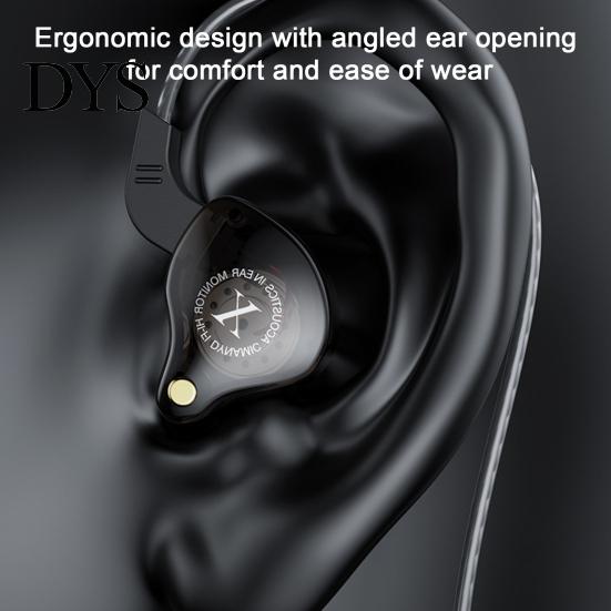 Game Earphone Wired Headset Stereo Surround Deep Bass Music Player Earbuds Headphone Ergonomic 3.5mm Phone Accessory