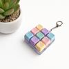 2/3/4/9-Keys Keyboard Fidget Toy, Stress Relief Push Button Finger Clicker Toy, LED Light-up Mechanical Keyboard Fidget Keychain
