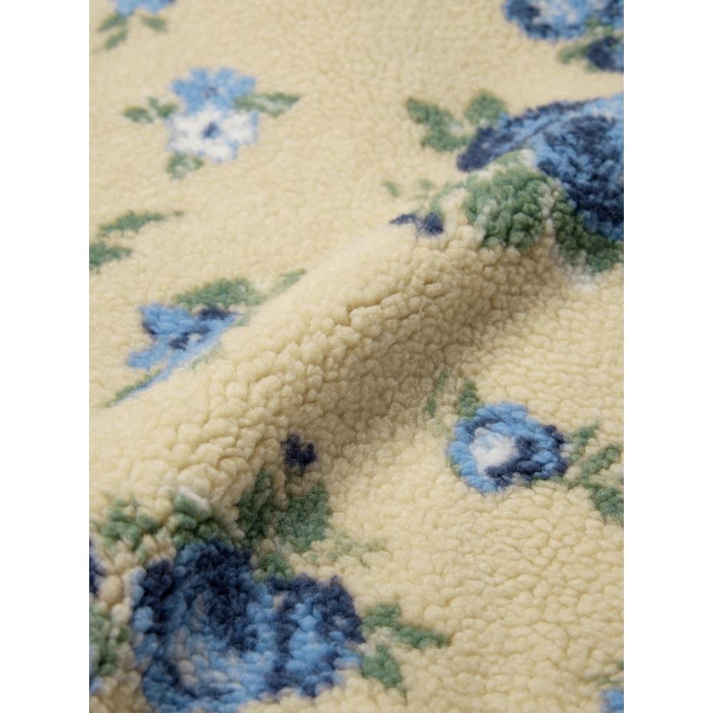 Gu By Uniqlo Fleece Jacket Flower By Rokh