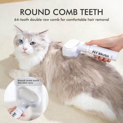 Peigne pour chat, brosse de nettoyage à sec en mousse sans rinçage pour animaux de compagnie, serviette en coton spéciale pour enlever les poils flottants de la brosse, nettoyant pour poils de chat et de chien, peigne pour animaux de compagnie