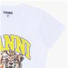 Ganni Camiseta para Mujer Baby Fit Logo de Tigre A1050258