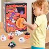 Halloween Mini Kapsel Leketøysmaskin med 6 Overraskelsesegg Samleobjekter Tegneseriefigurer for Festgaver Interaktiv Gave til Barn Aktiviteter i Klasserommet