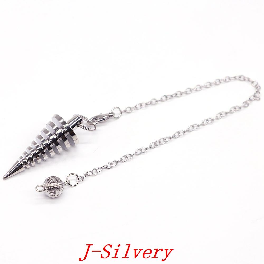 Metal Pendulum For Dowsing Divination Pendulos Spiral Cone Gold Color Copper Radiesthesia Pendulums Healing Pendule
