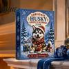 Decorative Christmas Hangings Husky Advent Calendar 2026 with 24 Unique Acrylic Pendants for Tree Decorations Interactive Holiday Unboxing