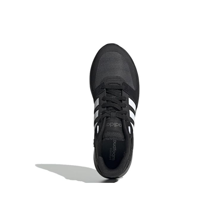 adidas Neo Run 90S Mesh TPU Trendy Comfortable Non-Slip Lightweight Low-Top Casual Shoes Men Sneaker Black White EG8657