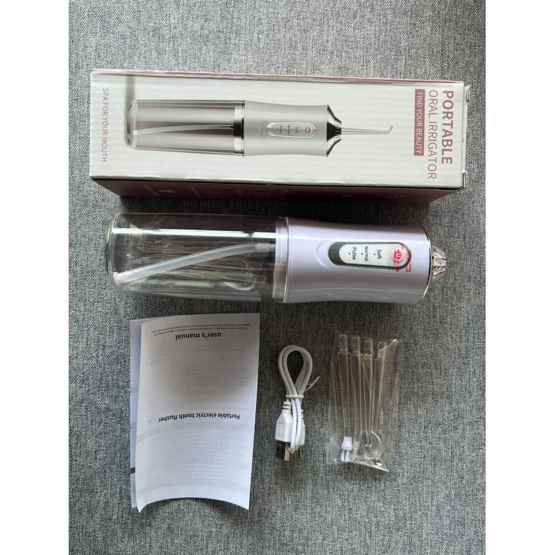 

Electric Toothbrush, Portable Household Water Toothbrush, Tooth Cleaning Device Tooth Cleaning Machine, Oral Rinsing Device, Tooth Cleaning Instrument A8 English белый