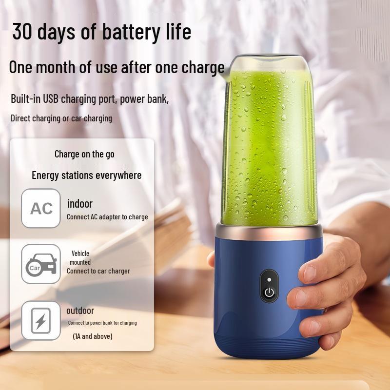 Compact Rechargeable Multi-Functional Juicer Cup for Home Use