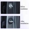 For Geely Galaxy A7 Door Lock Cover Silicone Pad Door Lock Protective Cover Interior Supplies Modification Accessories