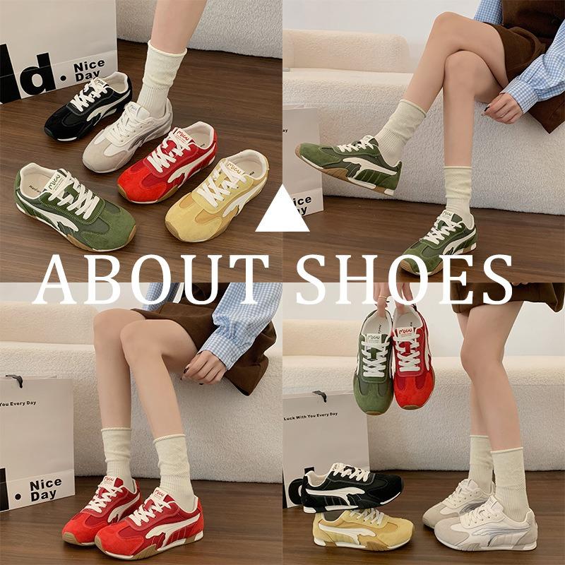 Spring and autumn new Forrest Gump shoes lace-up breathable mesh casual women's shoes outdoor running shoes Korean version single shoes