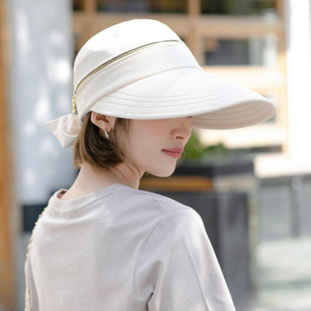 Summer Breathable Foldable Wide Brim Bucket Hat Empty Top Cap Panama Hat Sun Cap