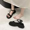 Fashion Outside Sandals Increasing Height Flip Flops Platform 2025 Summer Muffins Shoe Sale Of Women's Shoes Clogs With Heel Corrective